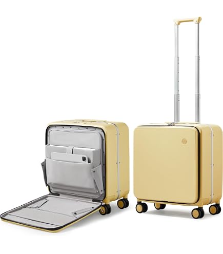Amazon.com: mixi Carry On Luggage, 18” Suitcase with Front Pocket